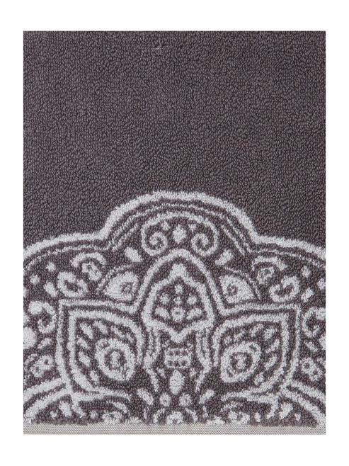 Image of Linea Serenity Pack Of 2 Hand Towels In Grey