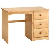 Home Essence Berwick Single Pedestal Dressing Table
