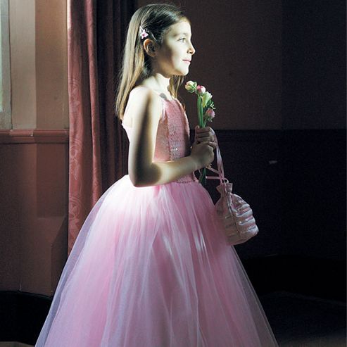 Image of Sequin Ballgown Pink - Child Costume 5-6 Years