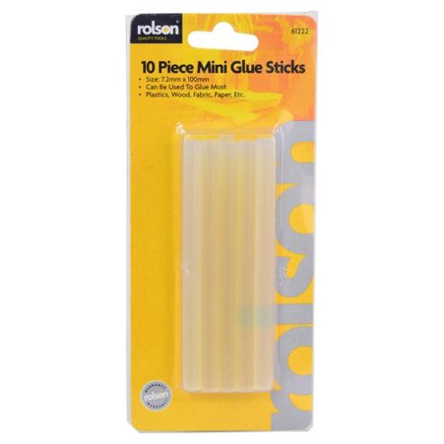 Image of Rolson 10-piece Mini Glue Sticks