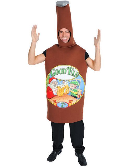 Image of Good 'elf Beer Bottle Costume