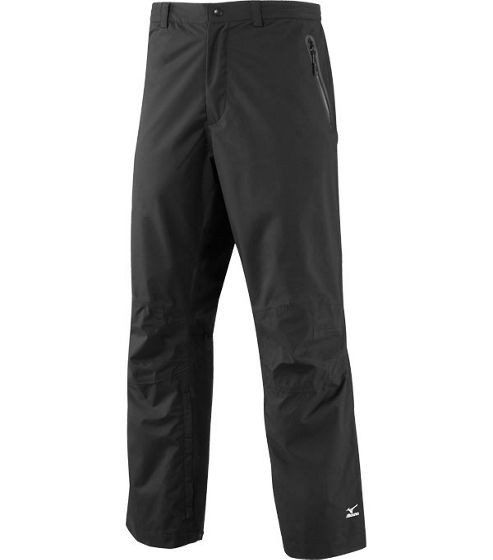 Image of Mizuno Mens Hyper Rain Waterproof Golf Trousers - Black