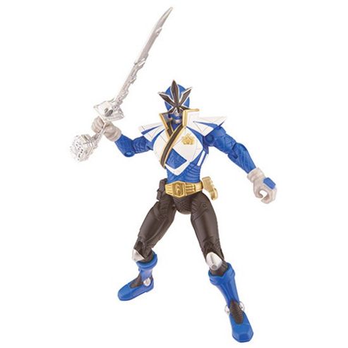 Image of Power Rangers Super Samurai Action Figure - Blue Super Mega Ranger