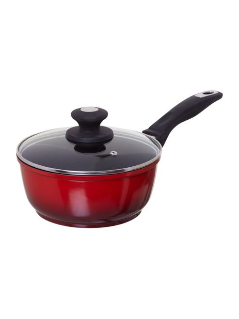 Image of Linea Cast Aluminium Saucepan With Lid, 20cm