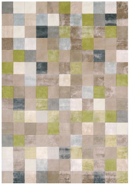 Image of Angelo Pacific Green Water Knotted Rug - 240cm H X 170cm W (7 Ft 10.5 In X 5 Ft 7 In)