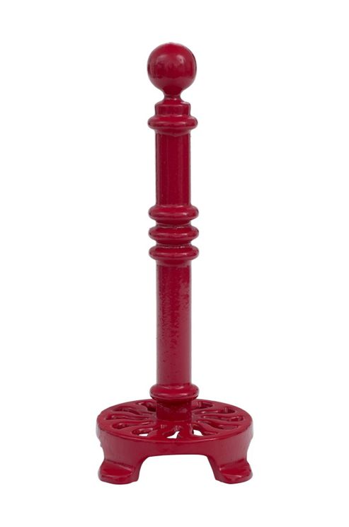 Image of Victor Kitchen Roll Holder In Chilli Red