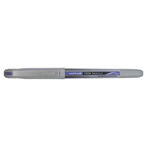 Image of Uni-ball Vision Needle Rollerball Pens, Violet, 12 Pack
