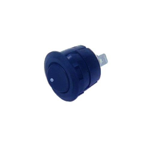 Image of Snap-in Miniature Round Rocker Spst Switch Black