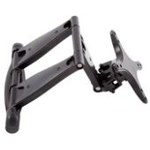 Black Vesa Swing Arm wall bracket up to 22 inch TV s