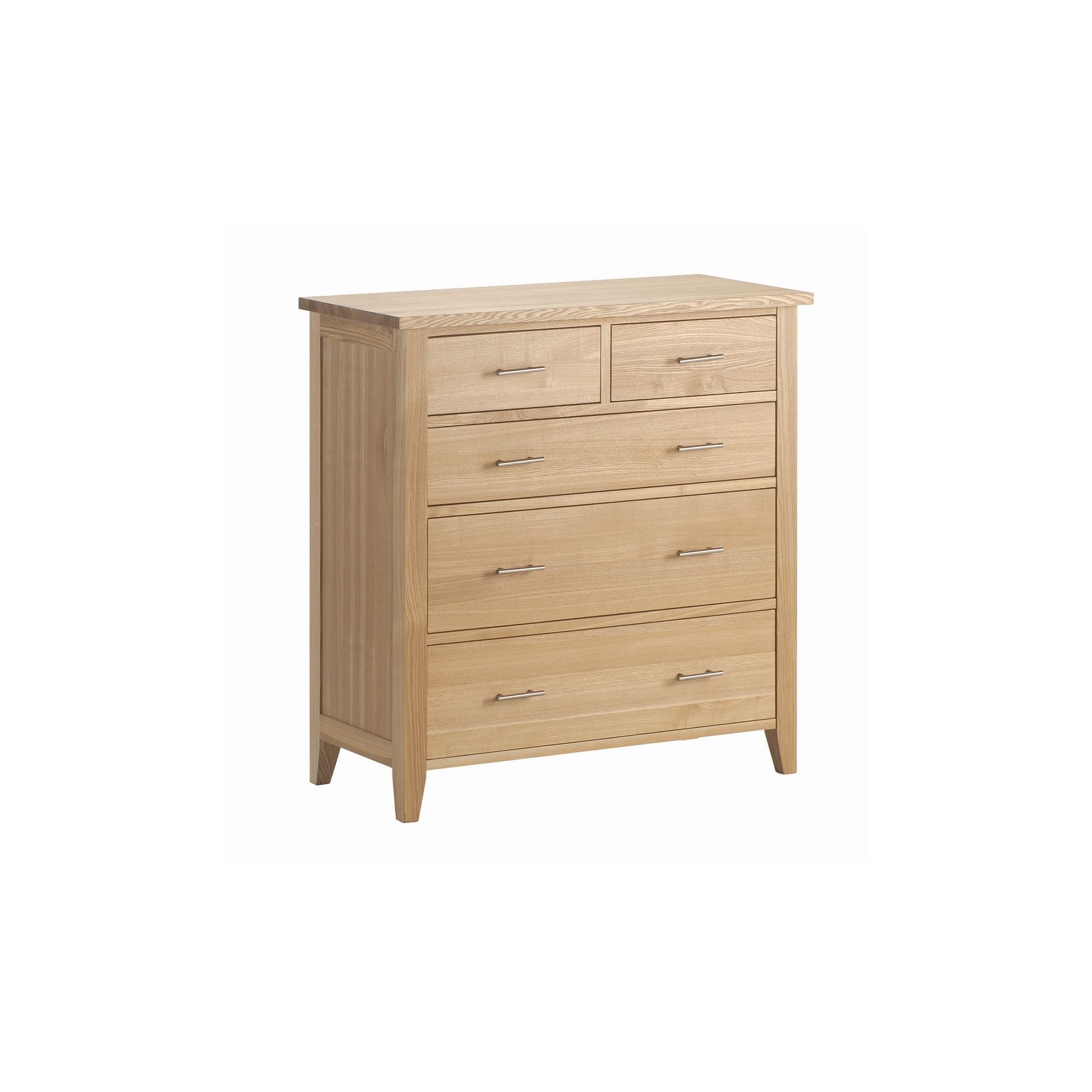 Kelburn Furniture Carlton Ash 2 Over 3 Chest of Drawers at Tesco Direct