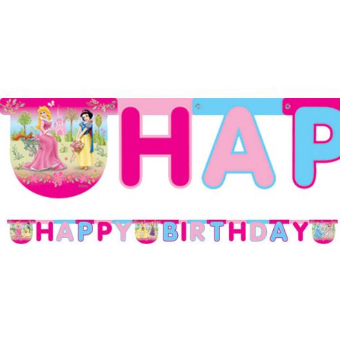Image of Disney Princess Summer Party Letter Banner - 2m (each)