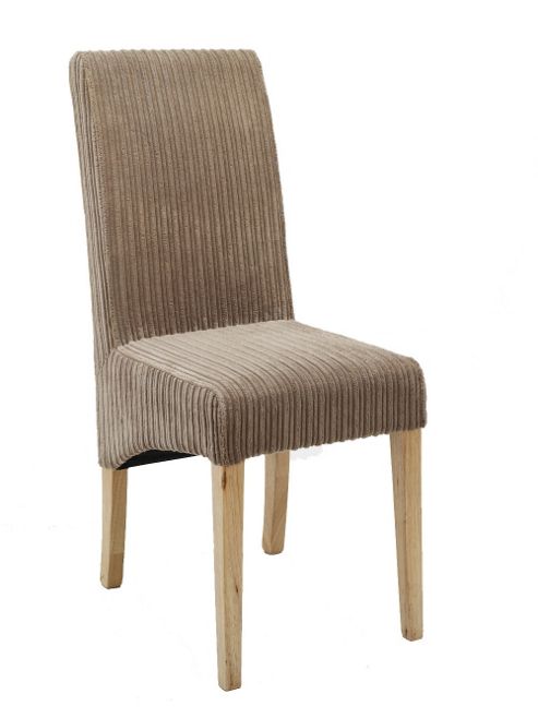 Image of Originals Fletton Chair In Mink Valuto With Natural Legs (set Of 2)
