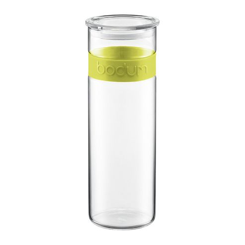 Image of Bodum Presso Glass Storage Jar 1.9ltr / 64oz-lime Green