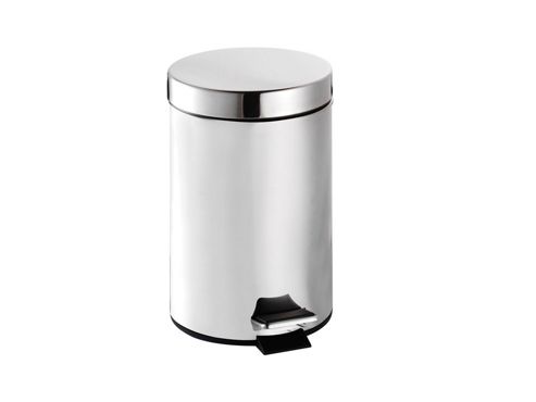 Image of Croydex Qa107205 Pedal Bin S/s 3ltr