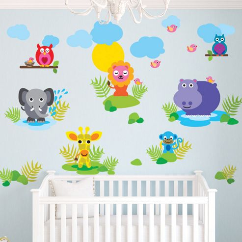 Image of Jungle Fun Children's Wall Stickers