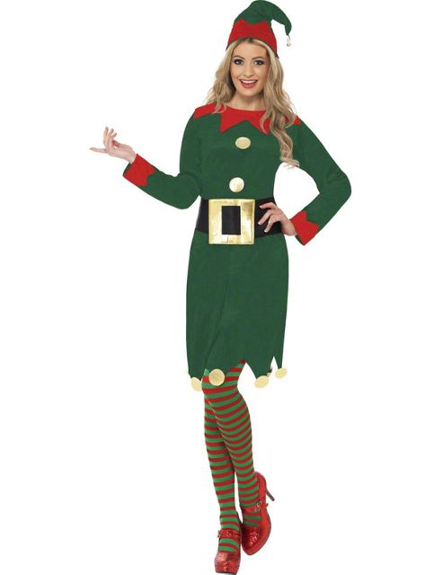 Image of Ladies' Elf Costume Large