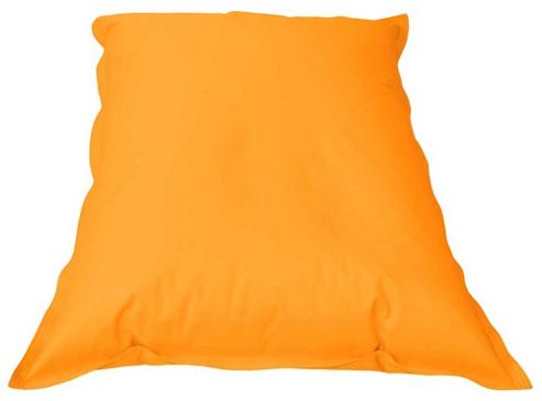 Image of Valufurniture Large Slab Orange Bean Bag