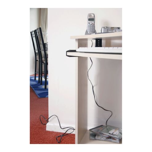Image of 16 X 8mm Cable Trunking Accessory Pack - White