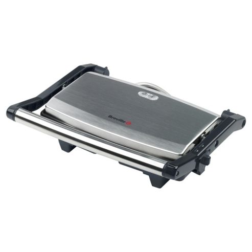 Image of Breville Vst049 2 Slice Sandwich Press - Brushed Stainless Steel