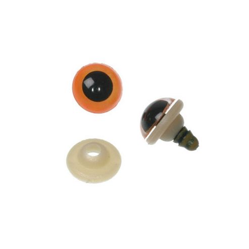 Image of Safety Eyes 12mm Amber 10 Pr