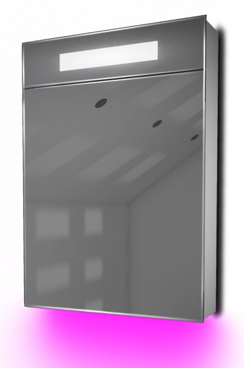 Image of Ambient Demist Bathroom Cabinet With Sensor & Internal Shaver Socket K87p