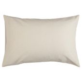 Tesco Pure Cotton Pillowcase Natural