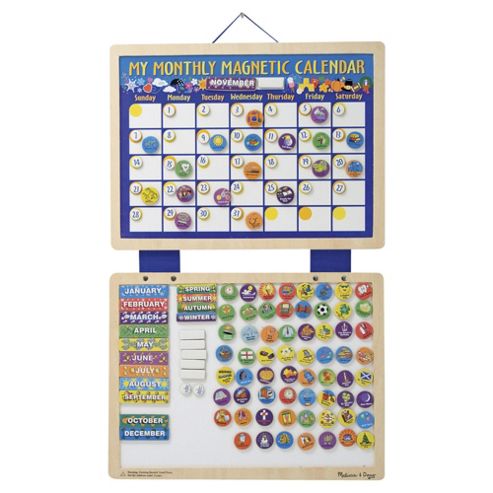 Image of My Monthly Magnetic Calendar - Melissa & Doug