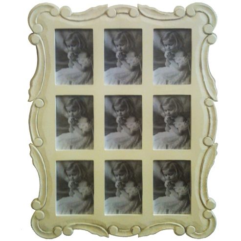 Image of 9 Aperture 5.5 X 3.5 Inch Photo Frame - Cream