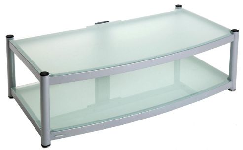 Image of Atacama 2 Shelf Tv Stand - Silver
