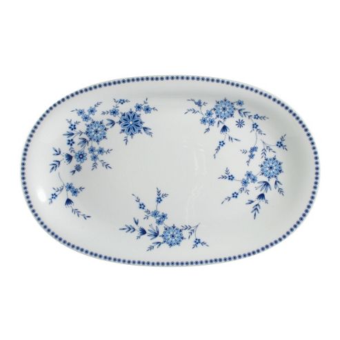 Image of Seltmann Weiden Doris Bavarian Blue Oval Platter - 31cm