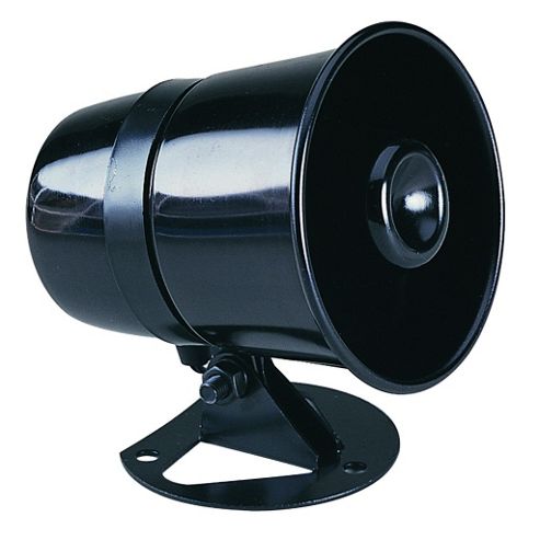 Image of Maplin Black 8 Ohm 8w Abs Plastic Horn Speaker