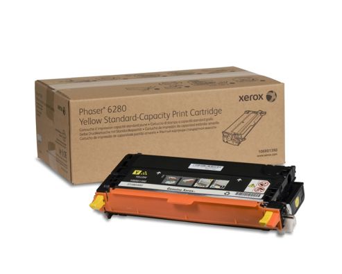 Image of Xerox Standard Capacity Toner Cartridge For Phaser 6280 - Yellow