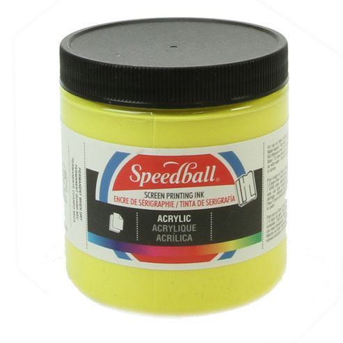 Image of Speedball Acrylic Screen Printing Ink - Process Yellow 236ml