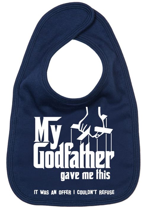 Image of Dirty Fingers My Godfather Gave Me Offer I Couldn't Refuse Bib Navy