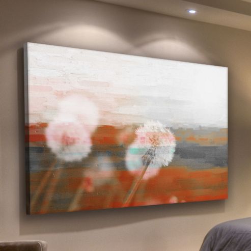 Image of Parvez Taj Daisy Dew Canvas Wall Art - 41 Cm H X 61 Cm W X 5 Cm D