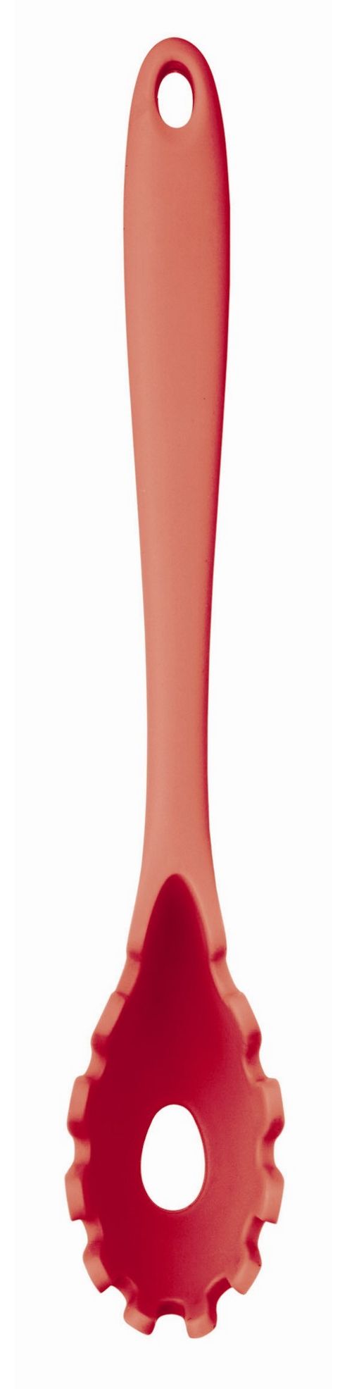 Image of Colourworks Silicone 28cm Pasta Server Red
