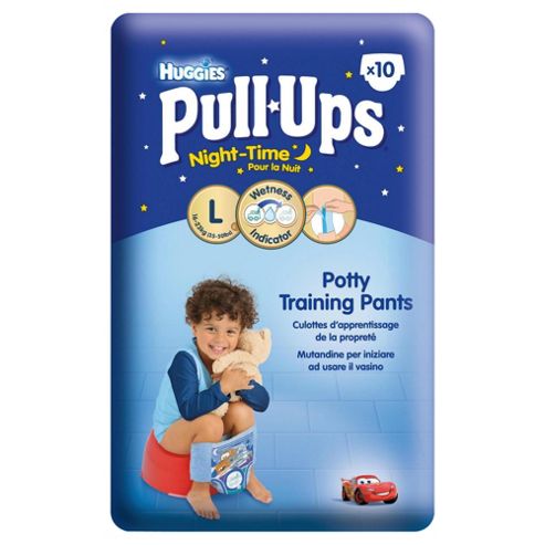 Image of Huggies Pull Ups Potty Training Pants - Size 6 - Boy - Night Time - 10 Pack