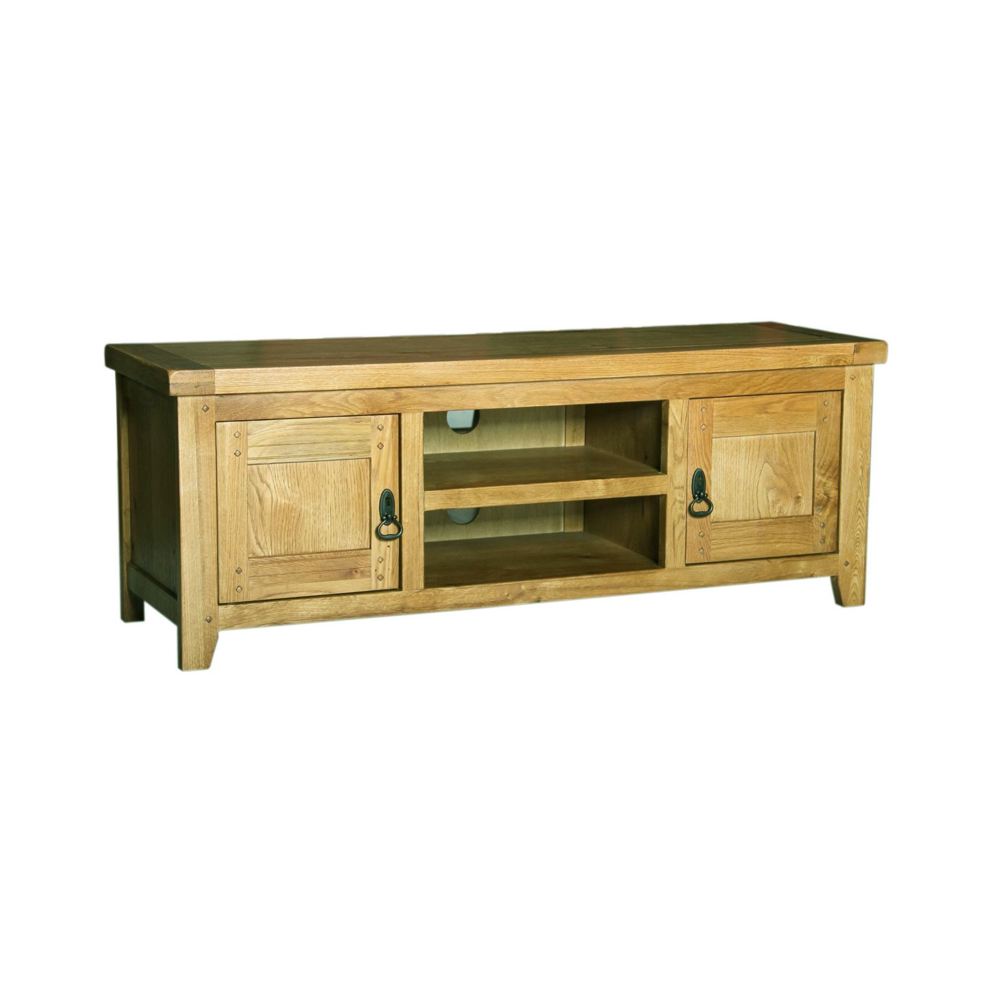 Kelburn Furniture Veneto Rustic Oak Low TV Stand at Tesco Direct