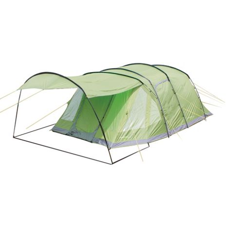 Image of Yellowstone 6 Man Camping Tent With 2 Side Doors Green