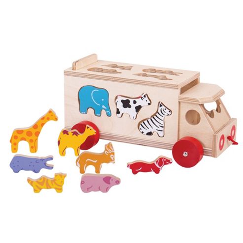 Image of Bigjigs Toys Bj300 Animal Shape Lorry