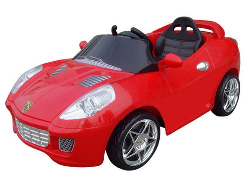 Image of Kids Electric Car Turbo Tourer 6 Volt Red