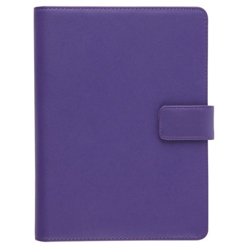 Image of Tesco Purple Premium Leather Universal 7" Tablet Display Case