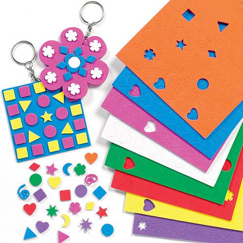 Image of Crafts Mini Foam Sticker Value Pack (pack Of 1200)