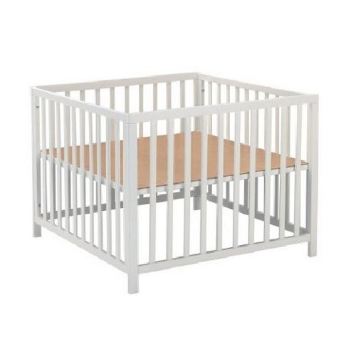 Image of Babydan Felix Wooden Playpen Natural Finish