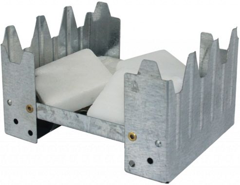 Image of Folding Steel Stove With 4 Tablets