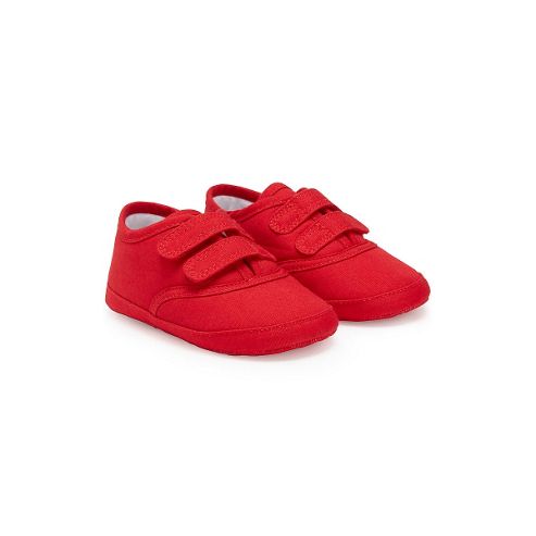 Image of Red Canvas Shoes - Red