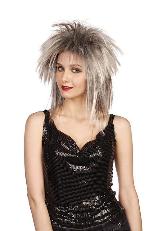 Image of Tina Two Tone Wig.grey/black