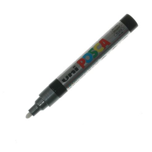 Image of Uni Pc-5m Posca Marker Silver