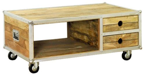 Image of Baumhaus Irc08b Roadie Chic Oak Coffee Table