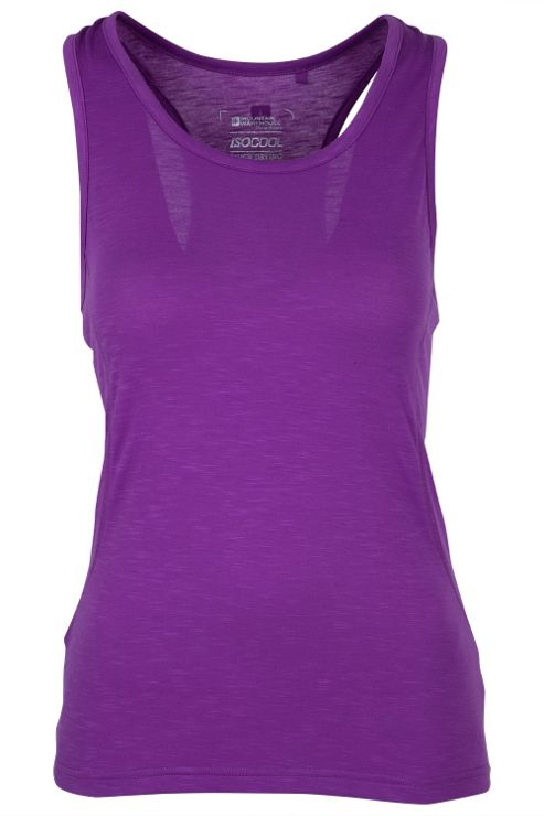 Image of Samaya Slub Womens Vest - Purple
